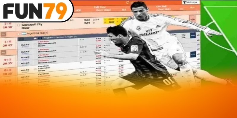 So sánh các mức chấp 0.25, 0.5 và 1.0 trong một cặp đấu cụ thể